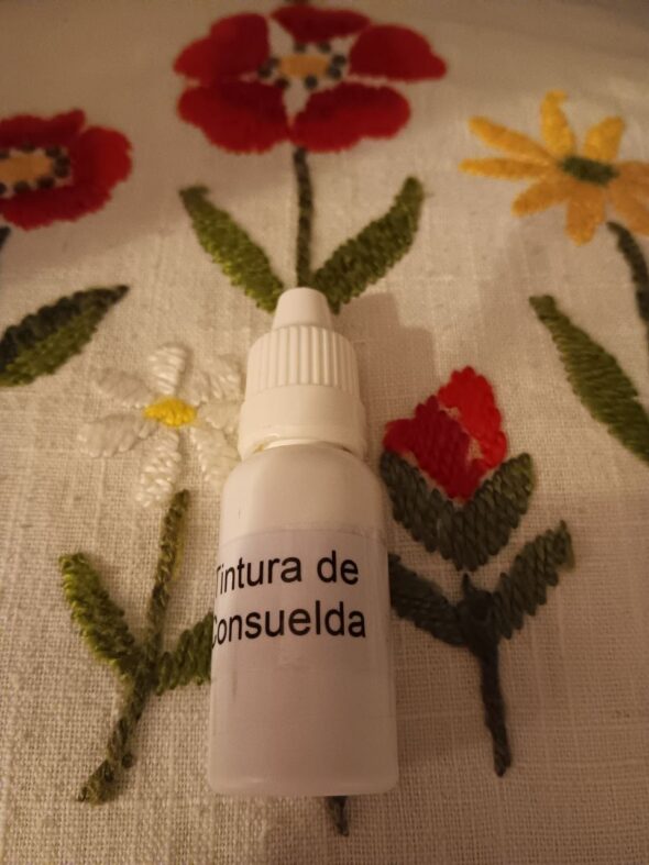 Tintura de Consuelda-Symphytum officinale (consolidahuesos)