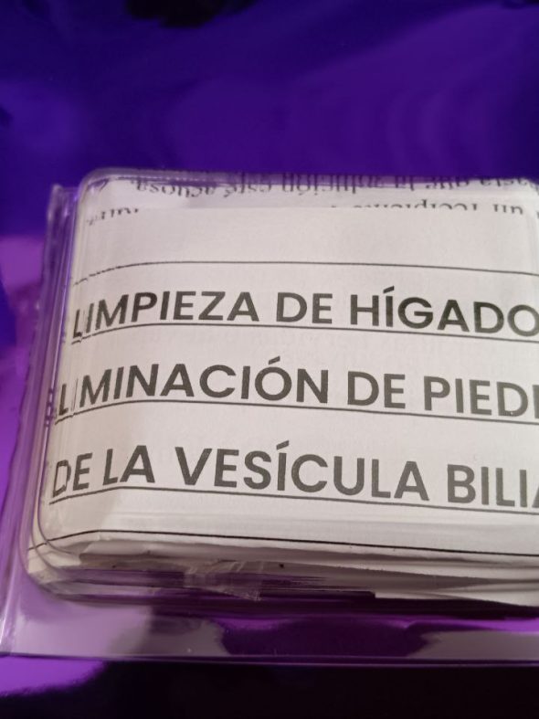 Pack limpieza de hígado - piedras en vesícula - Andreas Moritz