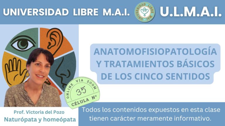 Célula 35 – Anatomofisiopatología y tratamientos básicos de los cinco sentidos