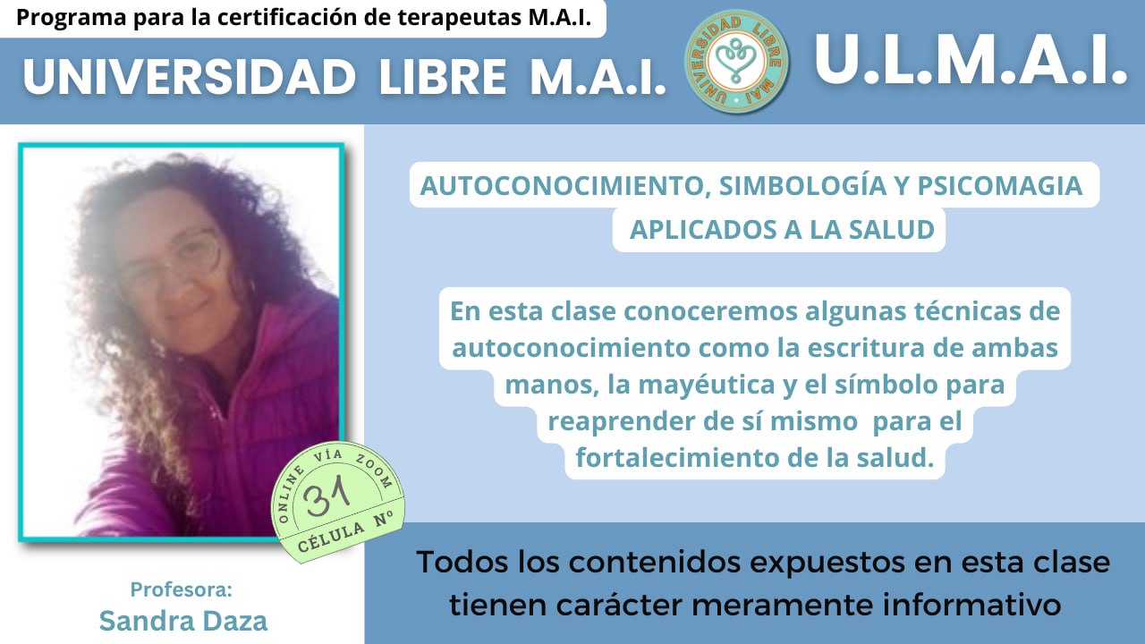 Célula 31 – Autoconocimiento, simbología y psicomagia aplicados a la salud