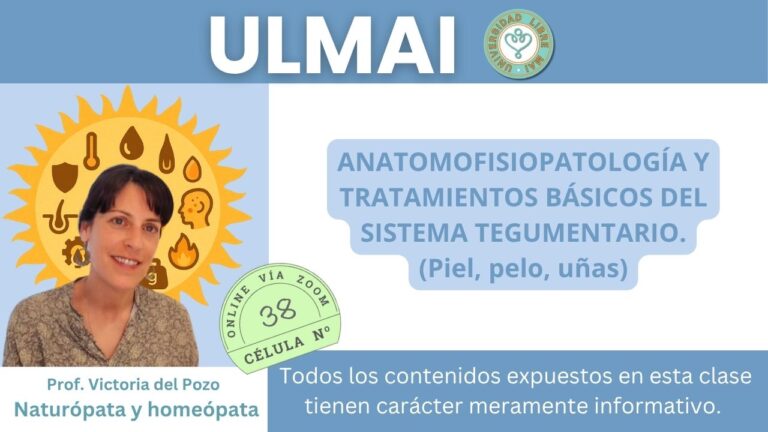 Célula 38 – Anatomofisiopatología y tratamientos básicos del sistema Tegumentario