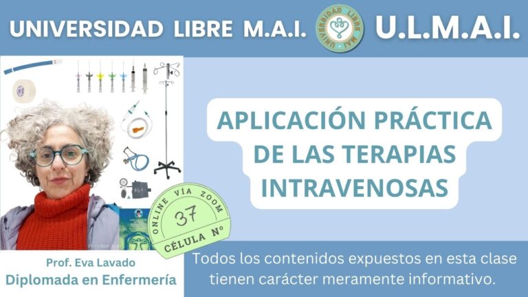 Célula 37 – Aplicación práctica de las terapias intravenosas